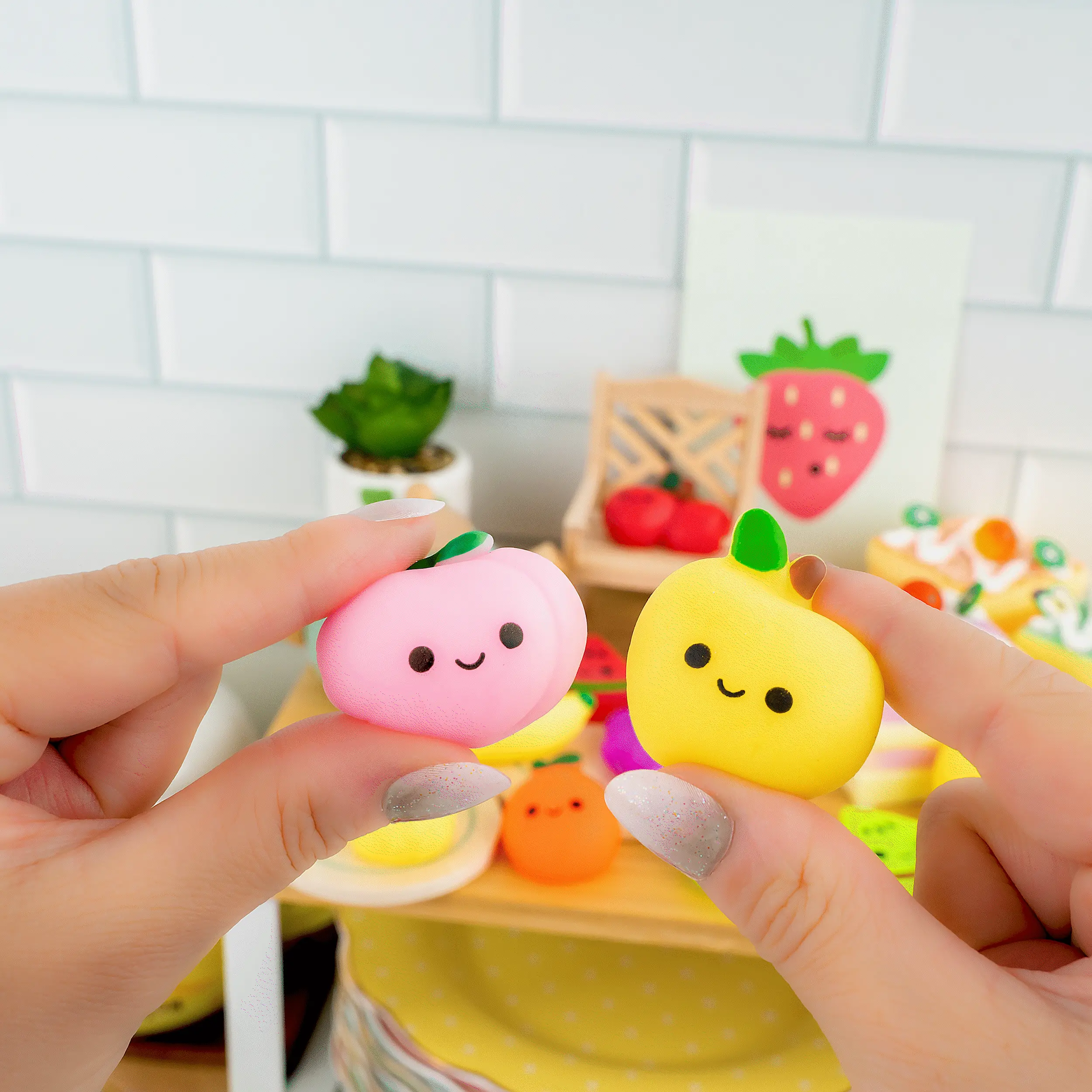Kawaii Slime Company Fruit Mochi Squishy Toys 2 Kawaii Slime Company Fruit Mochi Squishy Toys