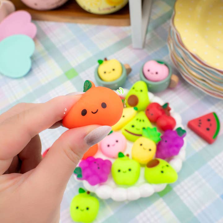 Kawaii Slime Company Fruit Mochi Squishy Toys 3 Kawaii Slime Company Fruit Mochi Squishy Toys