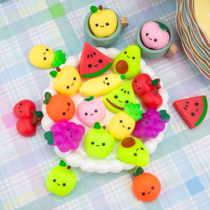 Kawaii Slime Company Fruit Mochi Squishy Toys 7 Kawaii Slime Company Fruit Mochi Squishy Toys