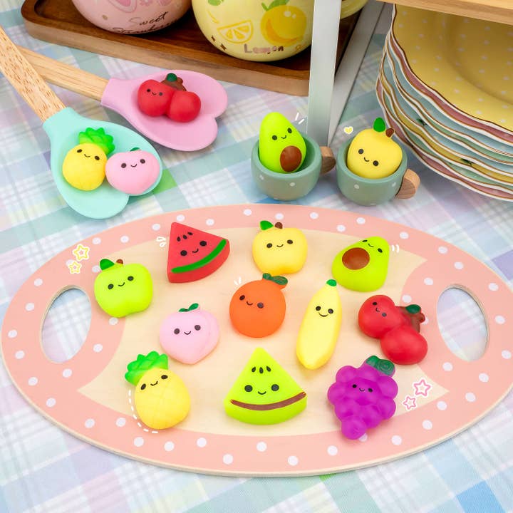 Kawaii Slime Company Fruit Mochi Squishy Toys 9 Kawaii Slime Company Fruit Mochi Squishy Toys