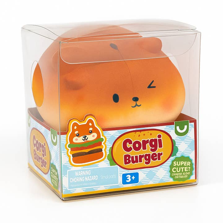 Keycraft Corgi Burger Squishy Sensory Toy for Kids and Babies 2 Keycraft Corgi Burger Squishy Sensory Toy for Kids and Babies