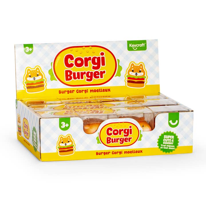 Keycraft Corgi Burger Squishy Sensory Toy for Kids and Babies 3 Keycraft Corgi Burger Squishy Sensory Toy for Kids and Babies