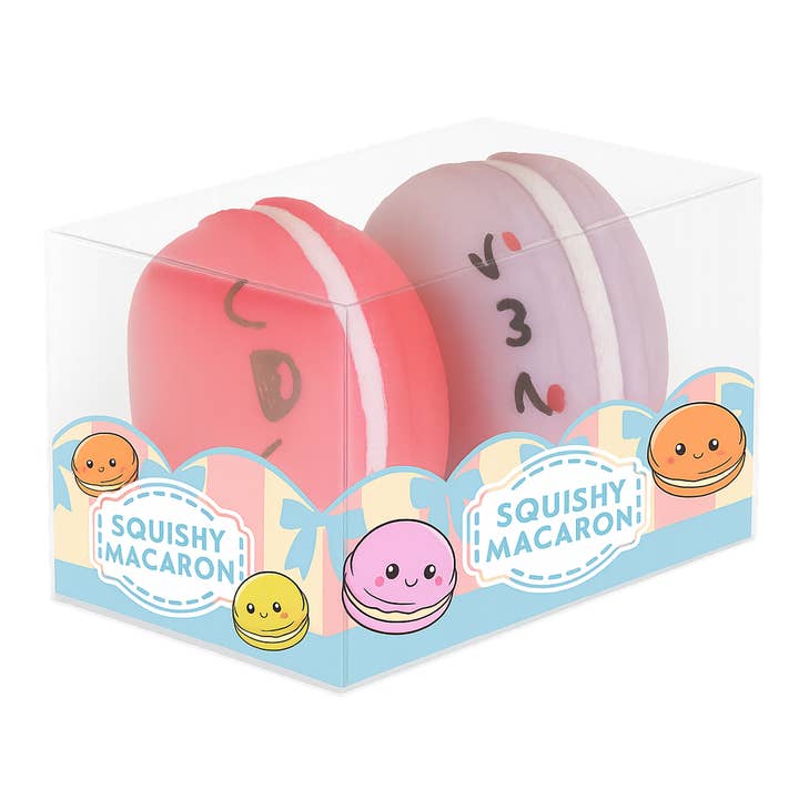 Keycraft Squishy Macarons 2pk - Fun Stretchable Sensory Toy Set 6 Keycraft Squishy Macarons 2pk - Fun Stretchable Sensory Toy Set