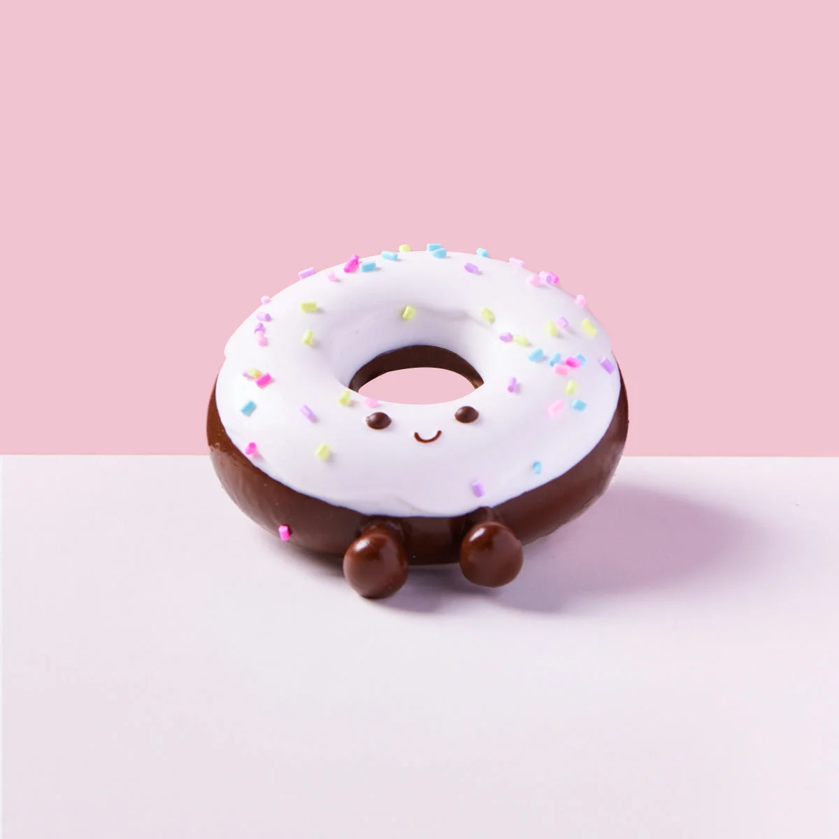 Cute Donut Taba Squishy White 1 Cute Donut Taba Squishy White