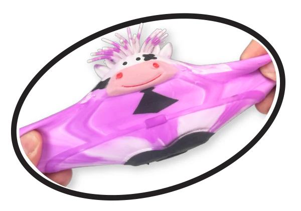 Squishy Cow with Tie 3 Squishy Cow with Tie