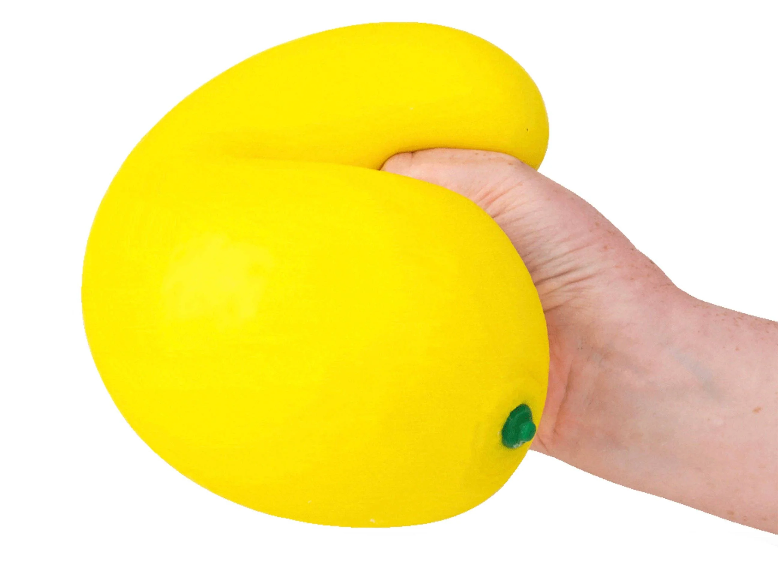 Jumbo Doh Filled Lemon - Soft Stress Squishy Ball Fruit 4 Jumbo Doh Filled Lemon - Soft Stress Squishy Ball Fruit