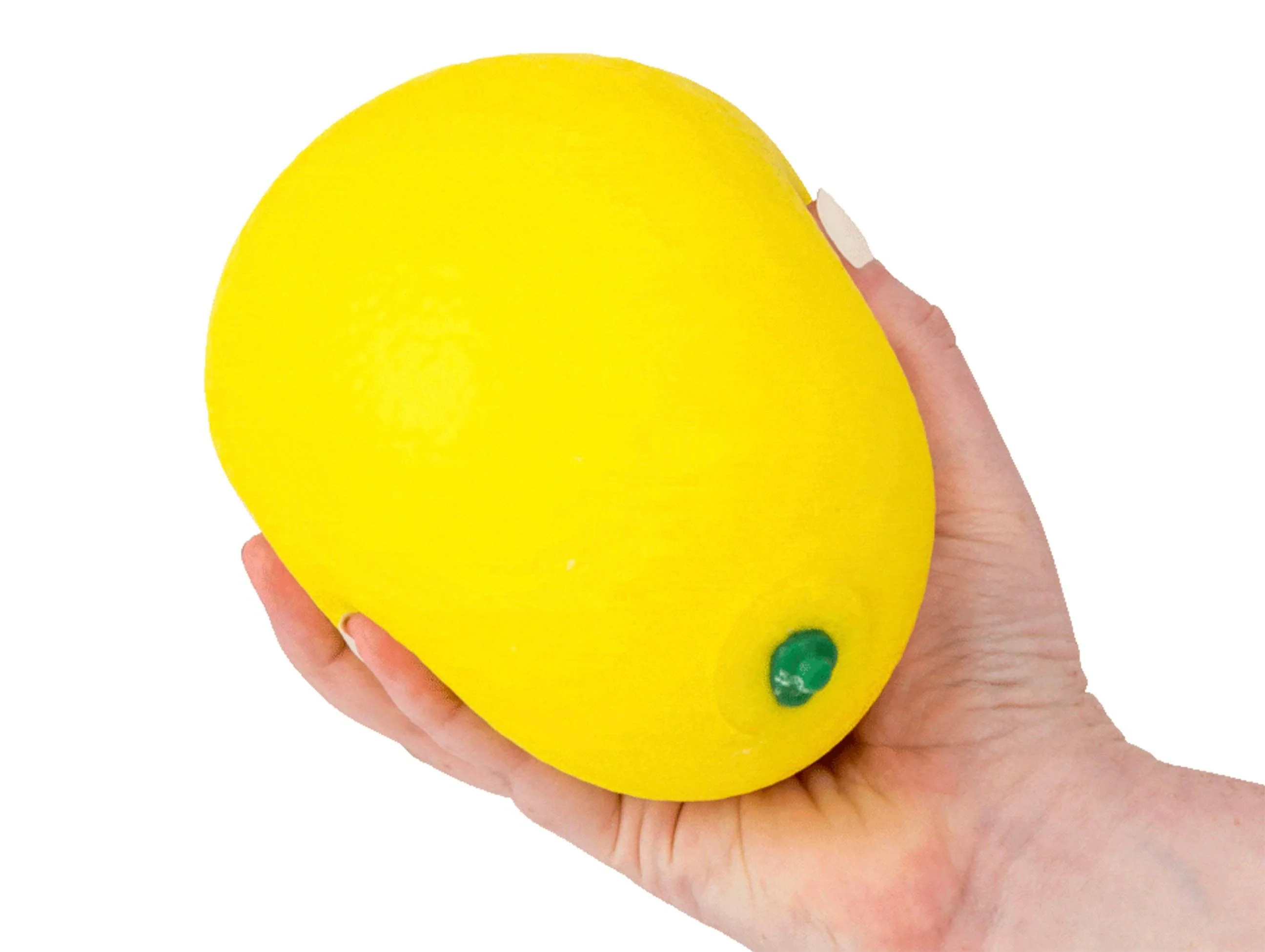 Jumbo Doh Filled Lemon - Soft Stress Squishy Ball Fruit 5 Jumbo Doh Filled Lemon - Soft Stress Squishy Ball Fruit