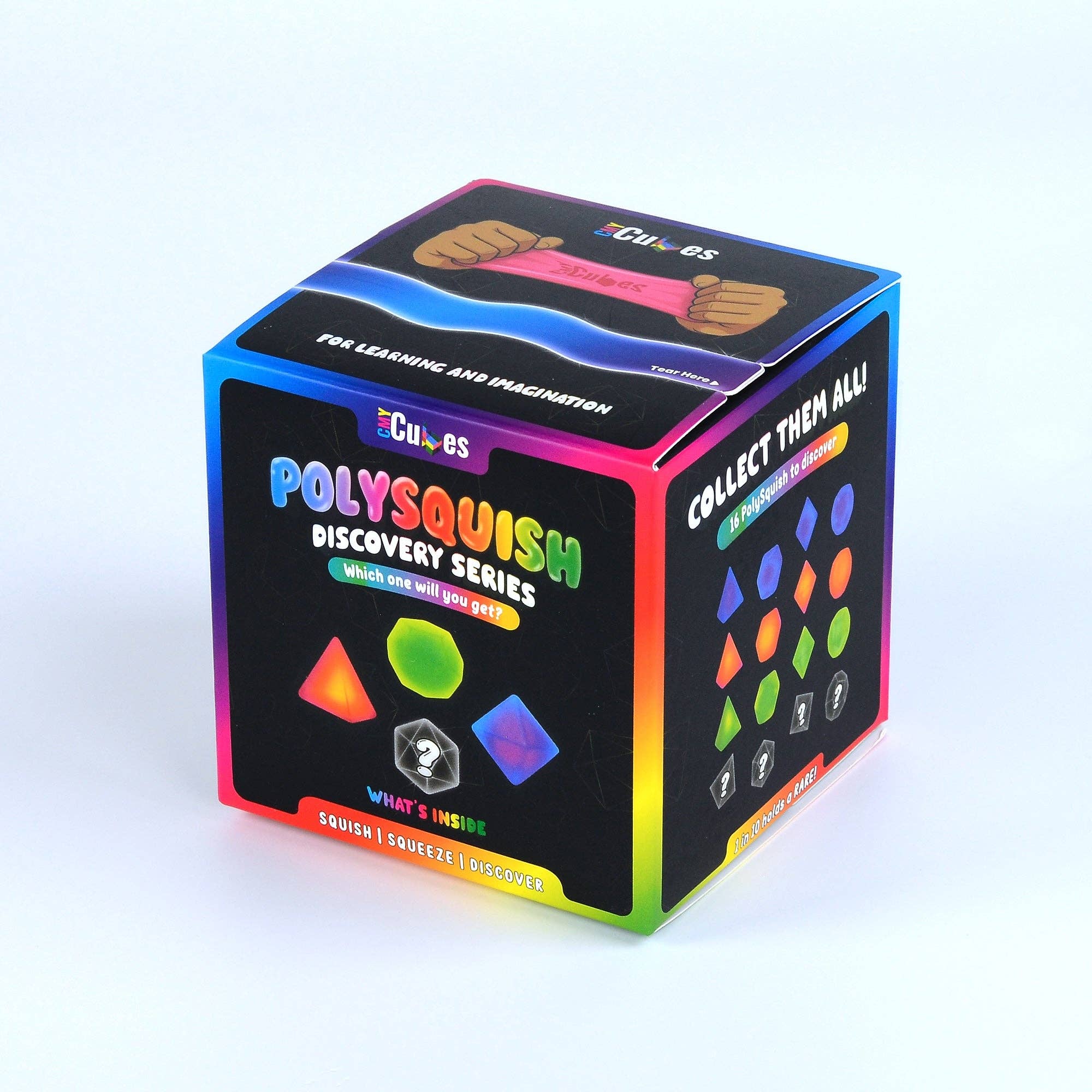 CMY Cubes - The PolySquish Discovery Series Mystery Blind Box 1 CMY Cubes - The PolySquish Discovery Series Mystery Blind Box
