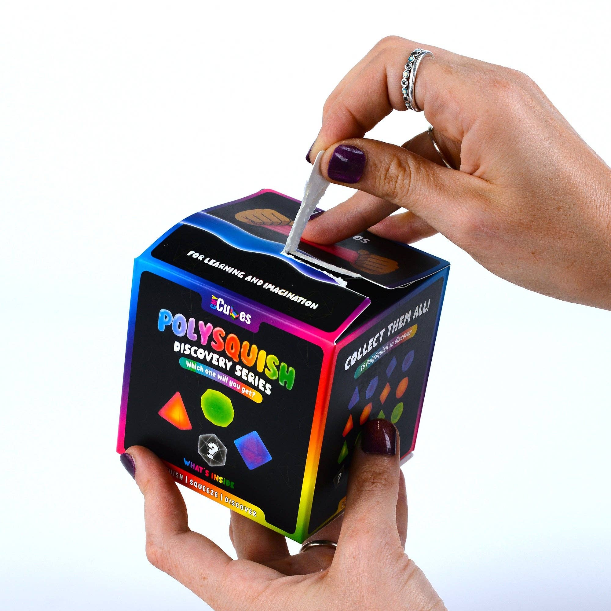 CMY Cubes - The PolySquish Discovery Series Mystery Blind Box 18 CMY Cubes - The PolySquish Discovery Series Mystery Blind Box