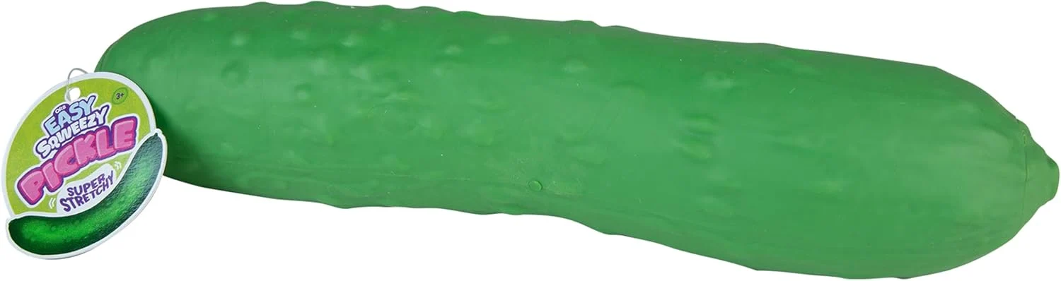 ORB Jumbo Easy Sqweezy Giant Stretchy Pickle Sensory Fidget Toy 3 ORB Jumbo Easy Sqweezy Giant Stretchy Pickle Sensory Fidget Toy