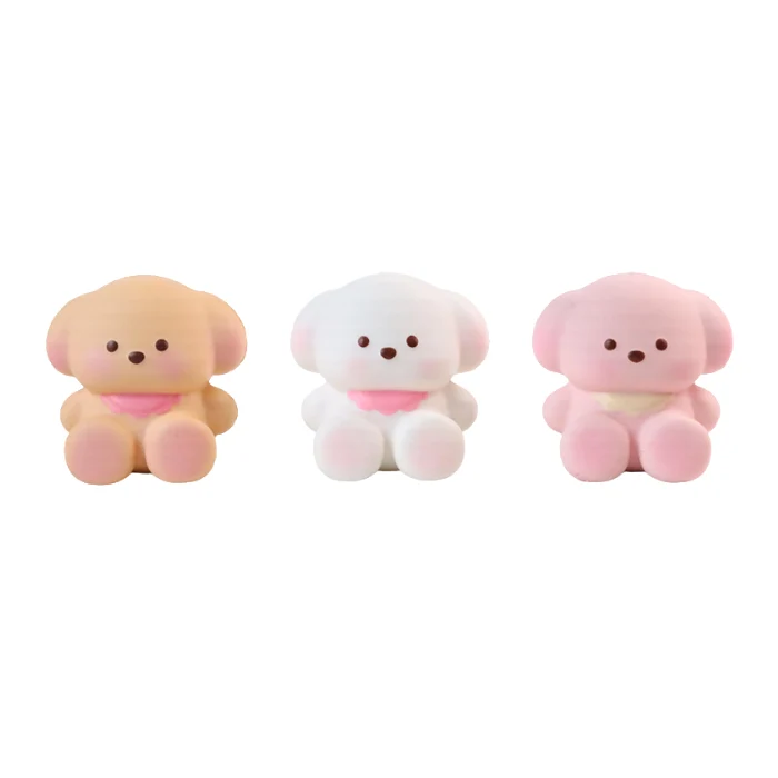 MOOSHIES Bichon Dog Adorable Slow-Rise Squishy Stress Relief Toy