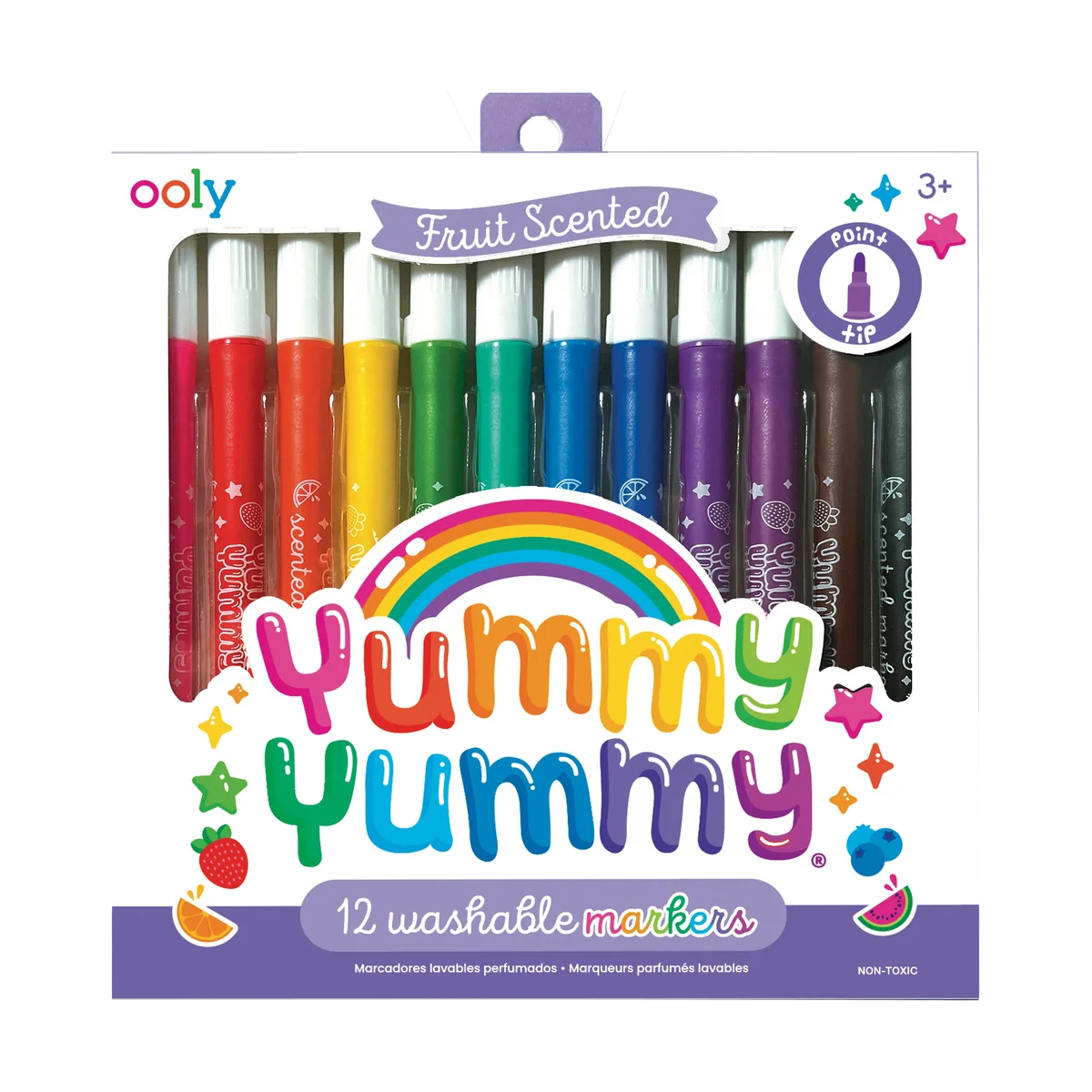Yummy Yummy Scented 12 Washable Markers