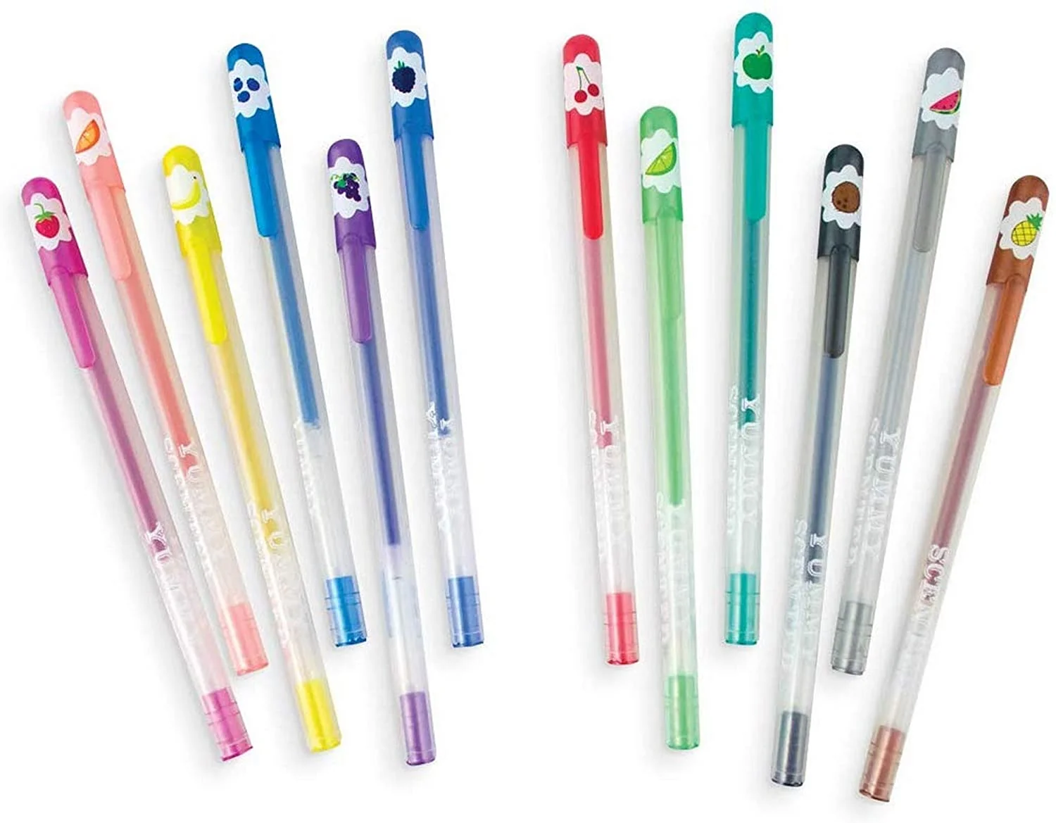 Scented Glitter Gel Pens 4 Scented Glitter Gel Pens