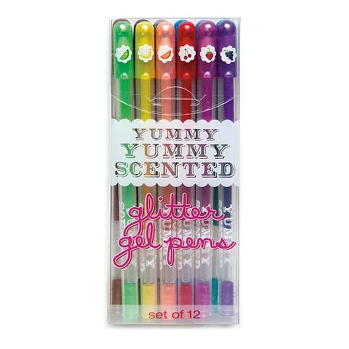 Scented Glitter Gel Pens 4 Scented Glitter Gel Pens