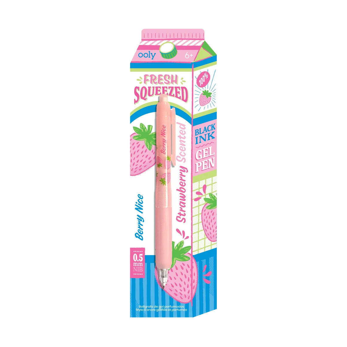 Fresh Squeezed Scented Gel Pens - 4 Flavors to Choose From