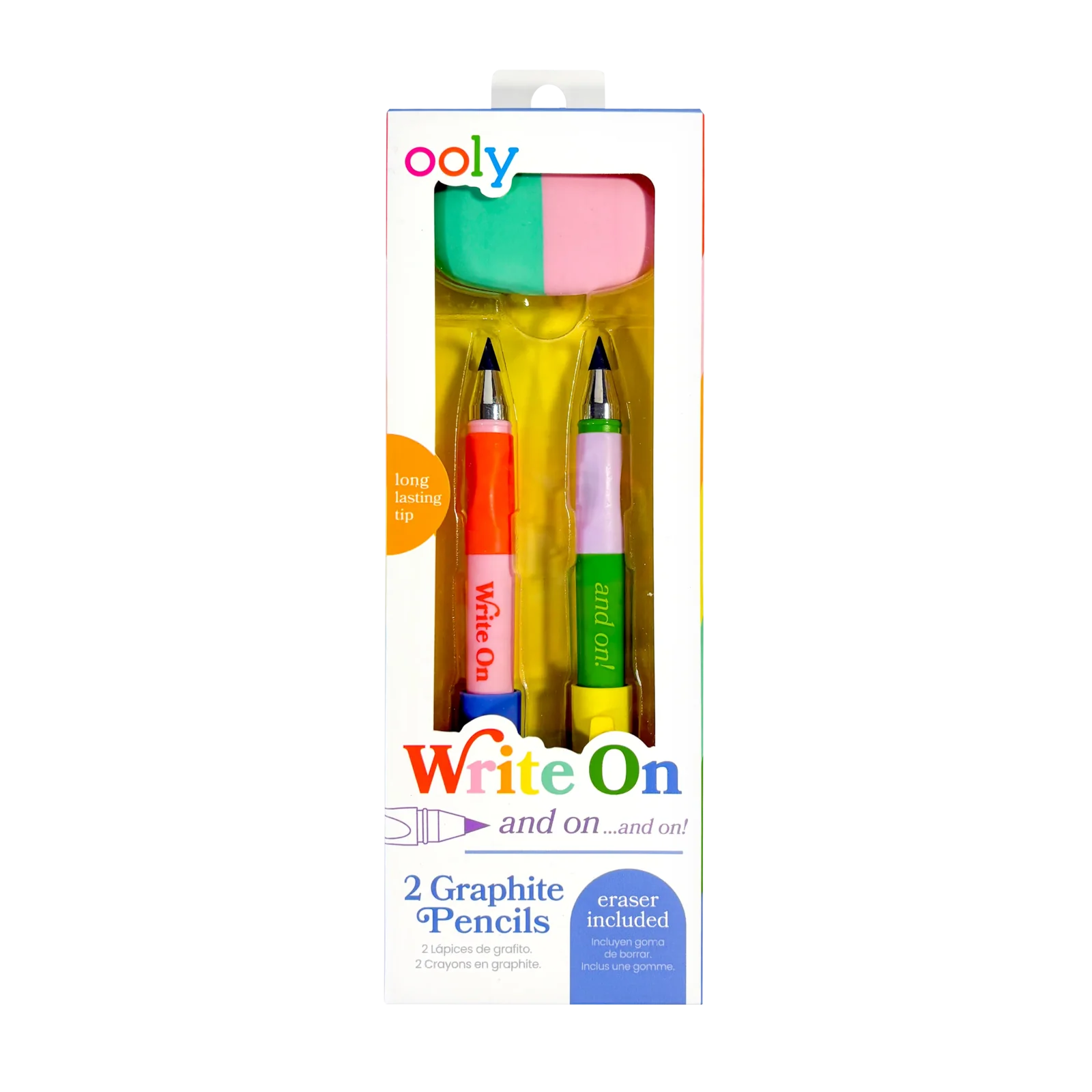 Write On: Graphite Pencils + Eraser