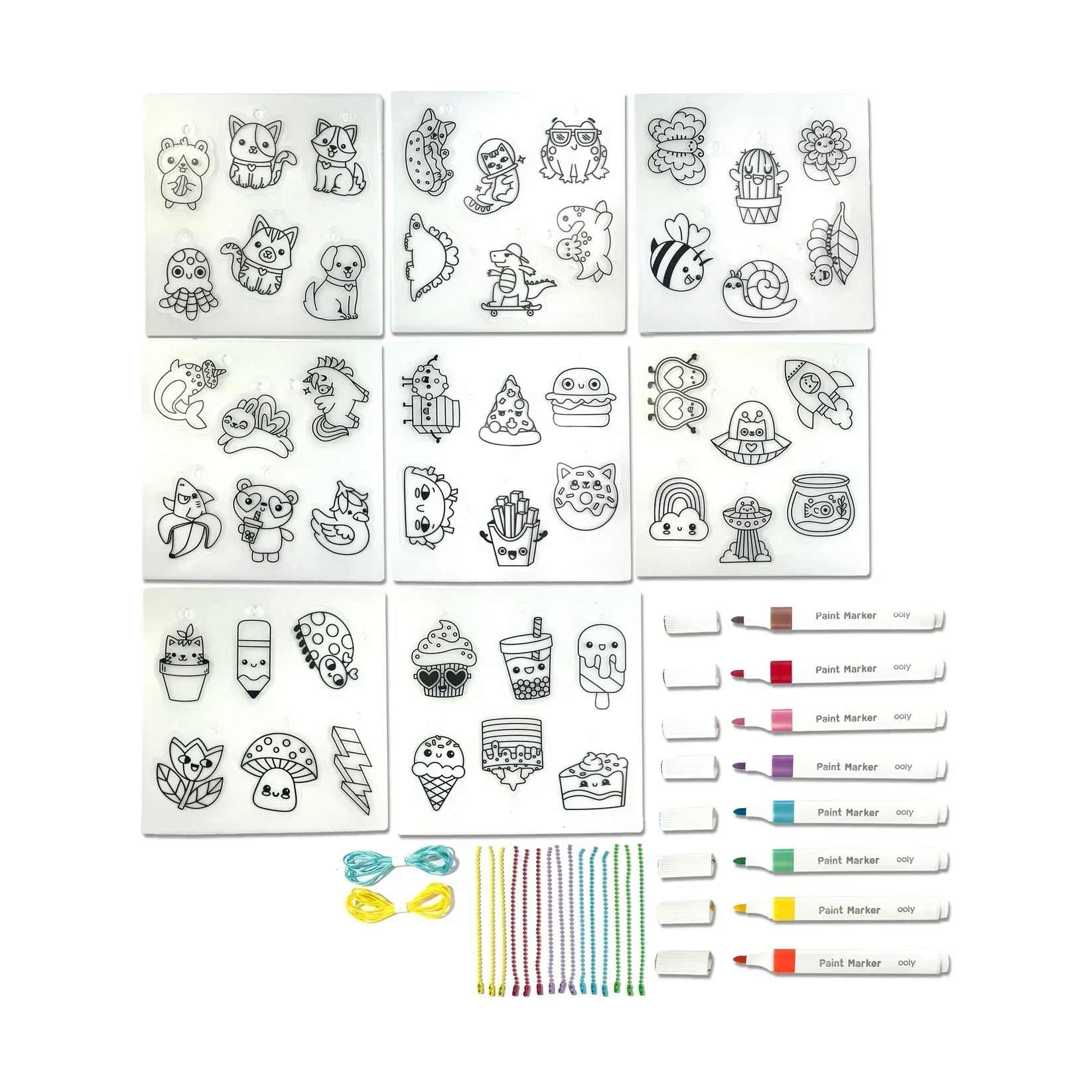 Ooly Deluxe DIY Shrink Art Kit with Markers and Charms 2 Ooly Deluxe DIY Shrink Art Kit with Markers and Charms