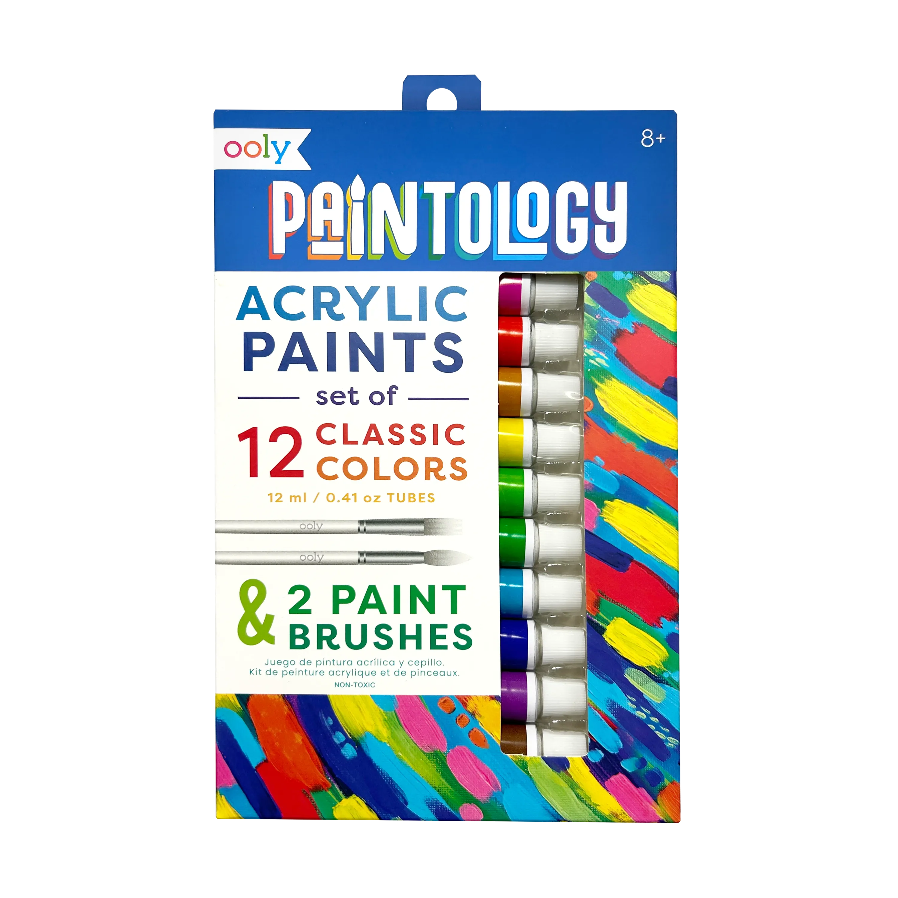 OOLY Paintology Acrylic Paint Set 12 Classic Colors