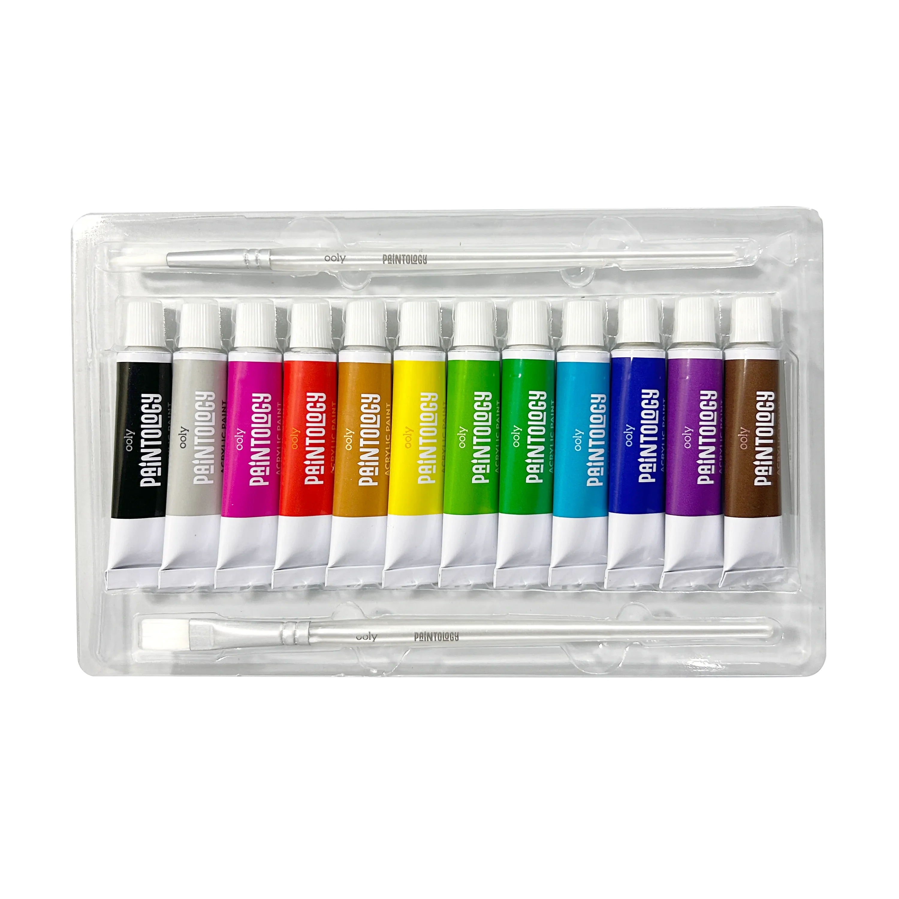 OOLY Paintology Acrylic Paint Set 12 Classic Colors 3 OOLY Paintology Acrylic Paint Set 12 Classic Colors