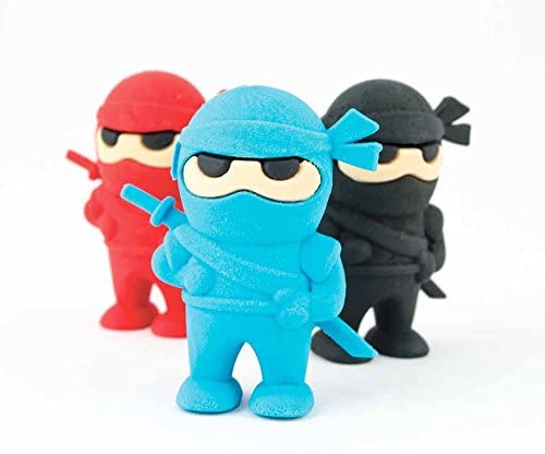 Ninja Erasers - Set of 3 22 Ninja Erasers - Set of 3
