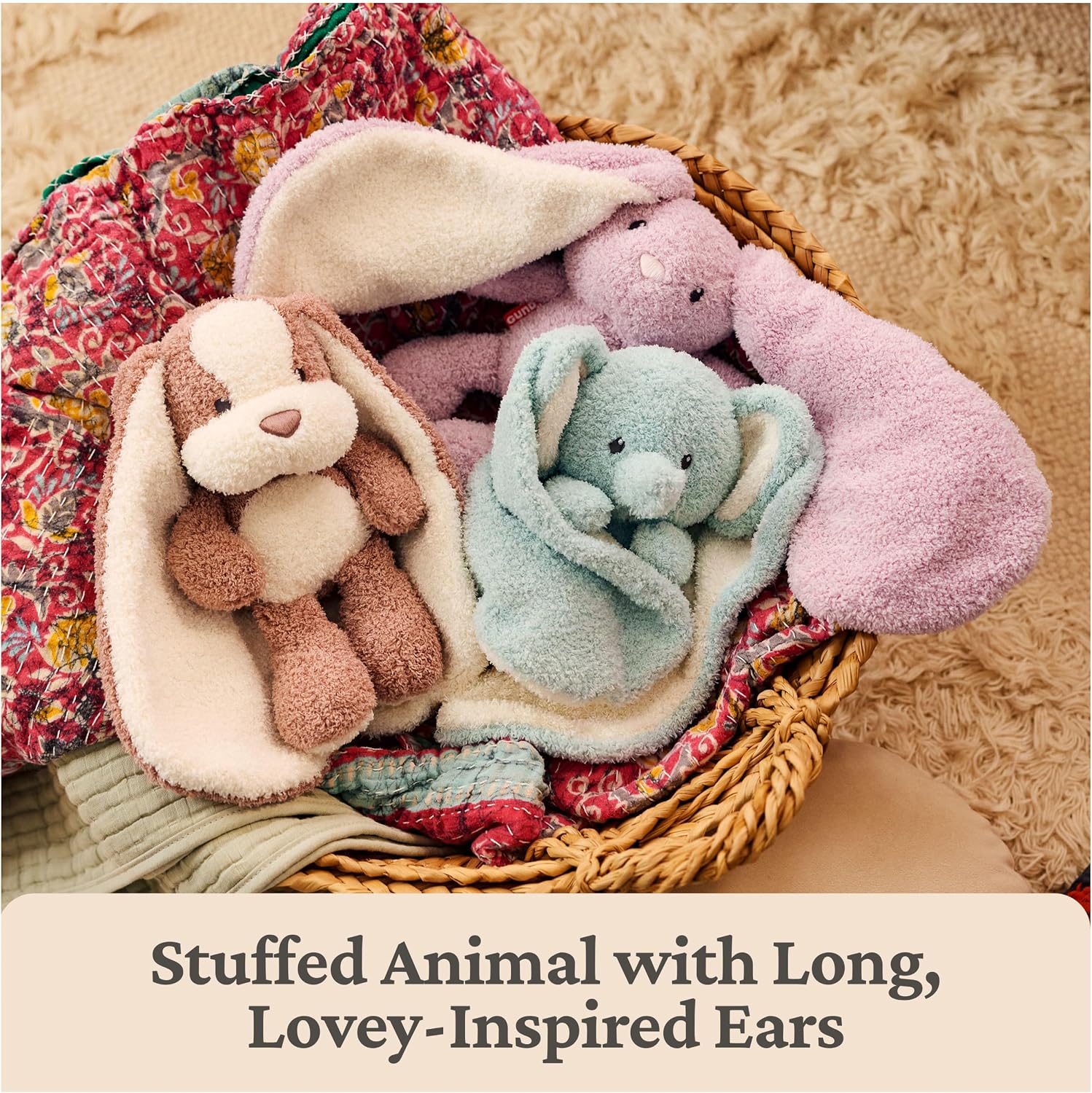 GUND Blankie Pals Elephant 6-Inch Stuffed Animal 3 GUND Blankie Pals Elephant 6-Inch Stuffed Animal