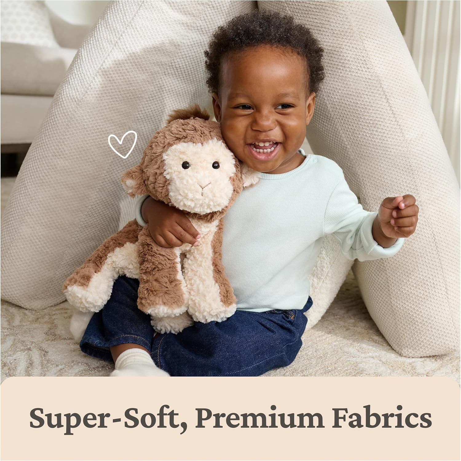 GUND Cozys Collection Monkey Plush Stuffed Animal Brown 10 Inch 4 GUND Cozys Collection Monkey Plush Stuffed Animal Brown 10 Inch