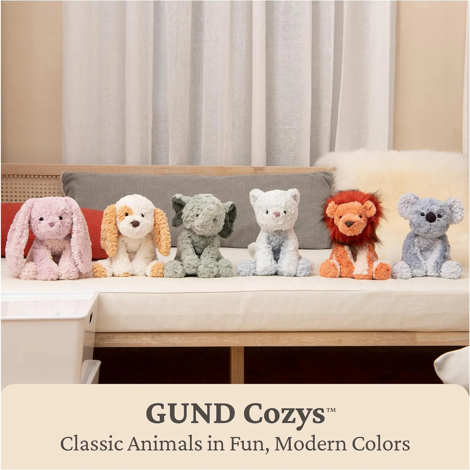 GUND Cozys Collection Monkey Plush Stuffed Animal Brown 10 Inch 7 GUND Cozys Collection Monkey Plush Stuffed Animal Brown 10 Inch