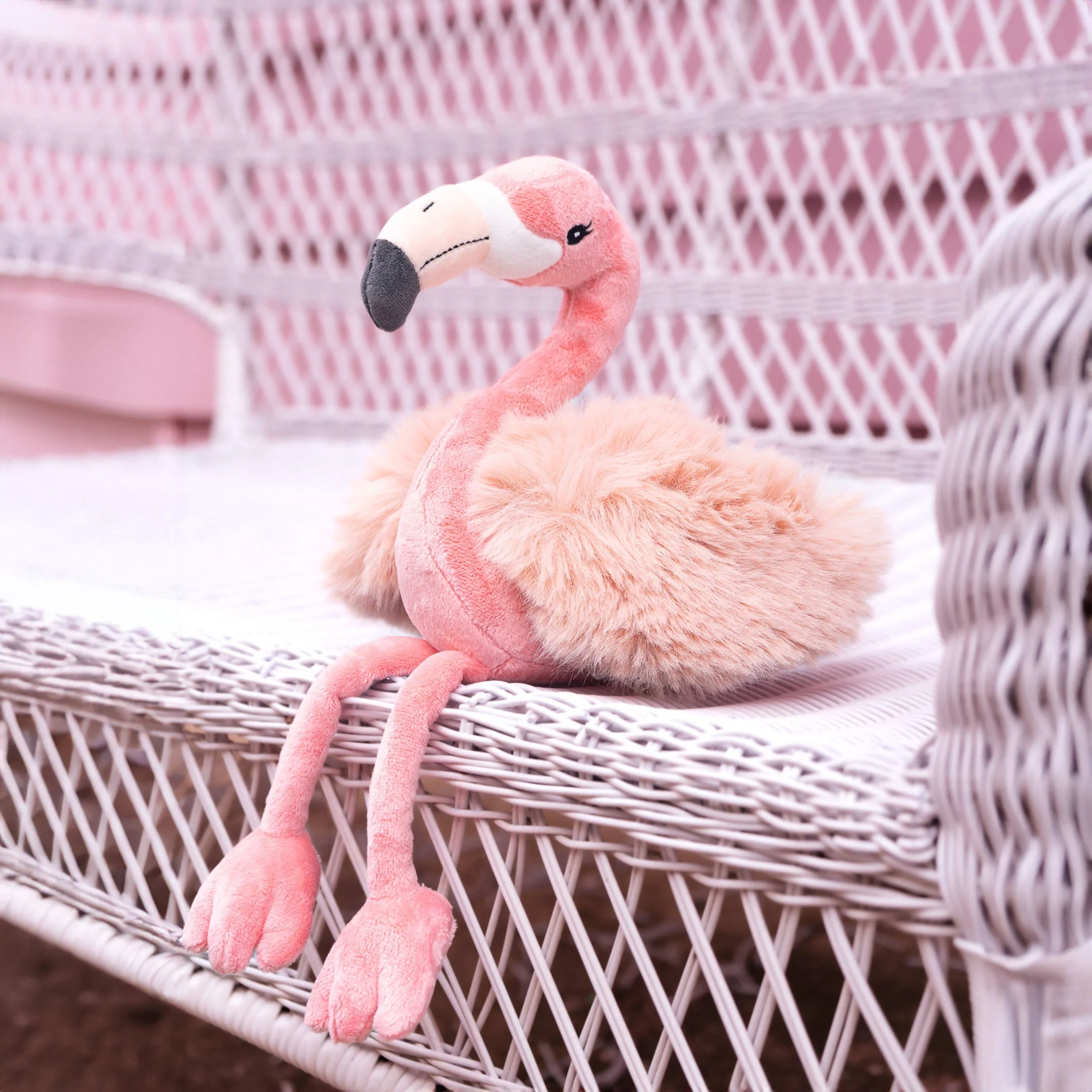 Bukowski Bears Phoebe Flamingo Stuffed Animal Soft Plush Toy
