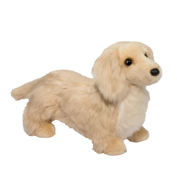 Douglas Cuddle Toy Haisley Golden Dachshund Plush Toy 10in