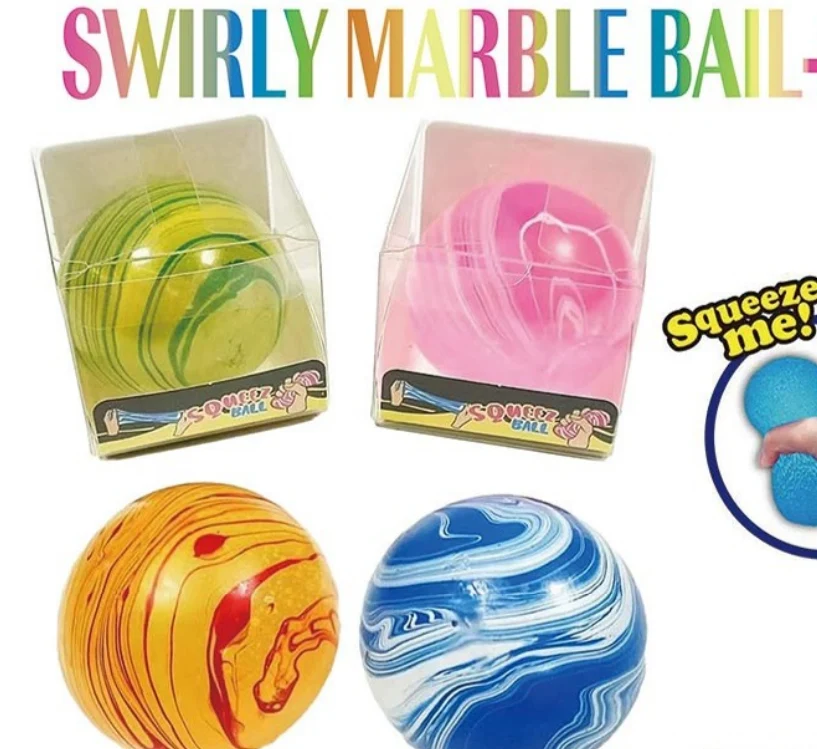 1 Swirl Marble Ball Squishy 13 1 Swirl Marble Ball Squishy