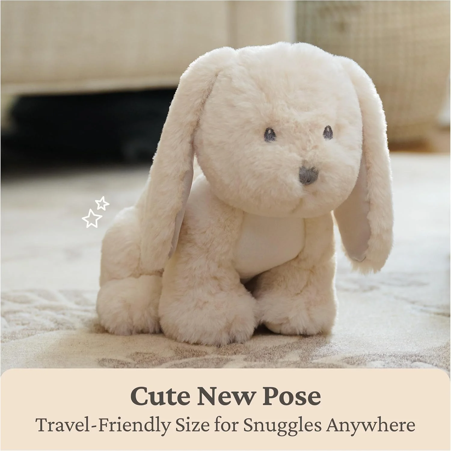 GUND Baby Clover Bunny Plush 10-Inch Cream Stuffed Animal Toy