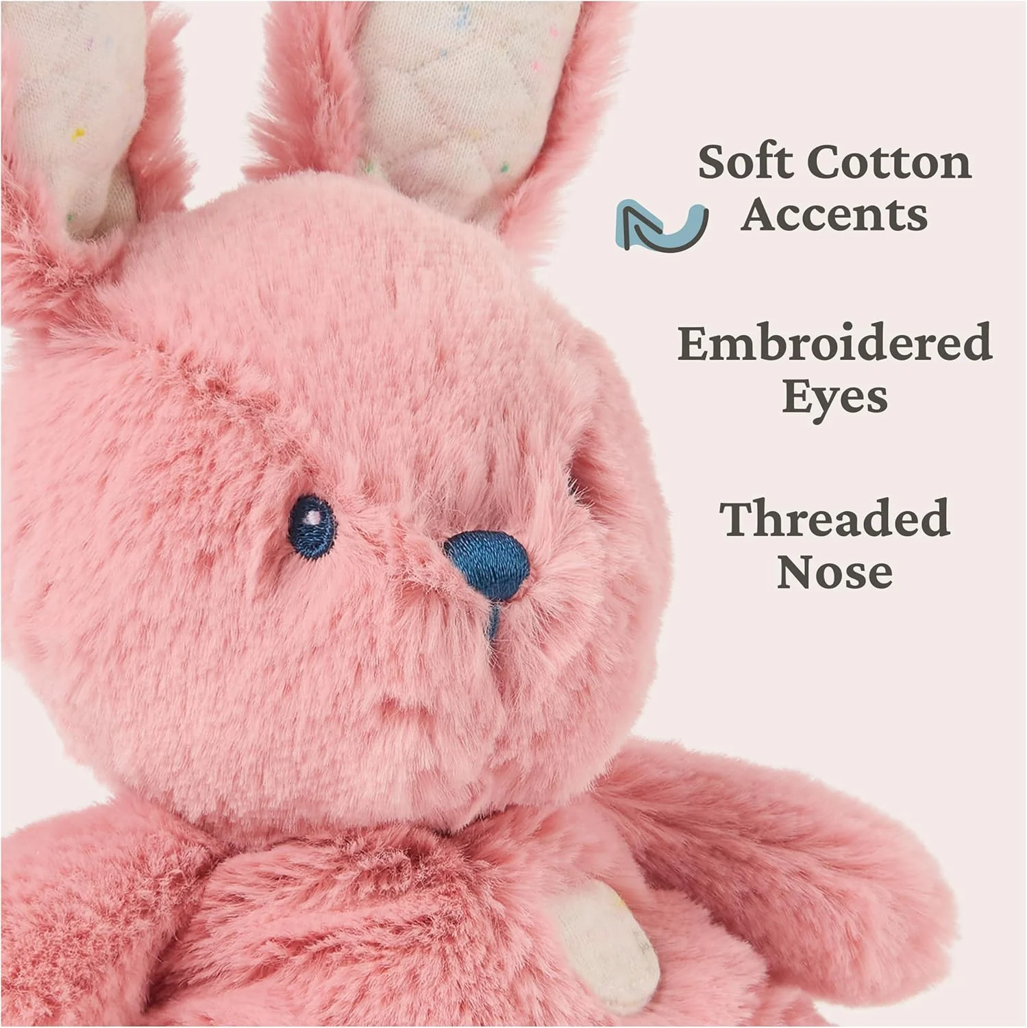 GUND Baby Oh So Snuggly Littles Pink Bunny Plush Toy 5 GUND Baby Oh So Snuggly Littles Pink Bunny Plush Toy