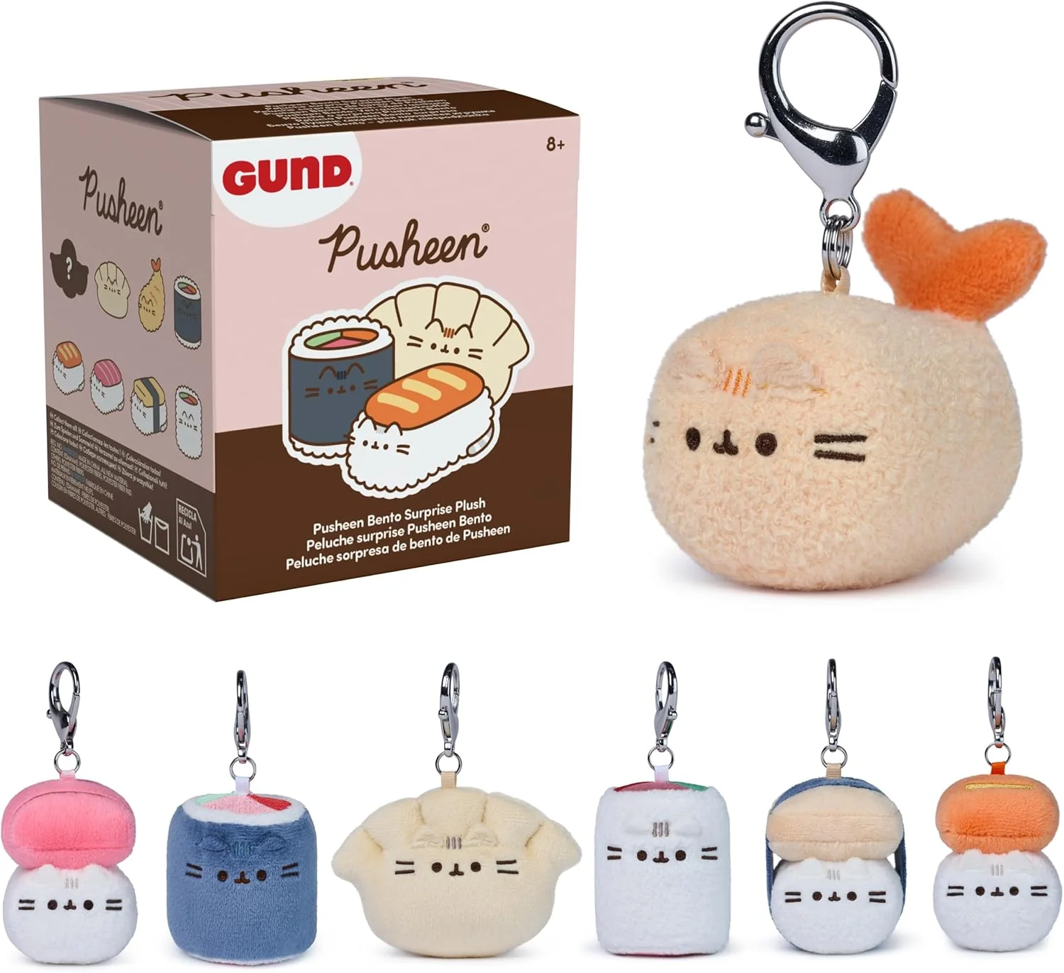 GUND Pusheen Bento Surprise Plush Series #25 Mystery Mini Collectible 14 GUND Pusheen Bento Surprise Plush Series #25 Mystery Mini Collectible