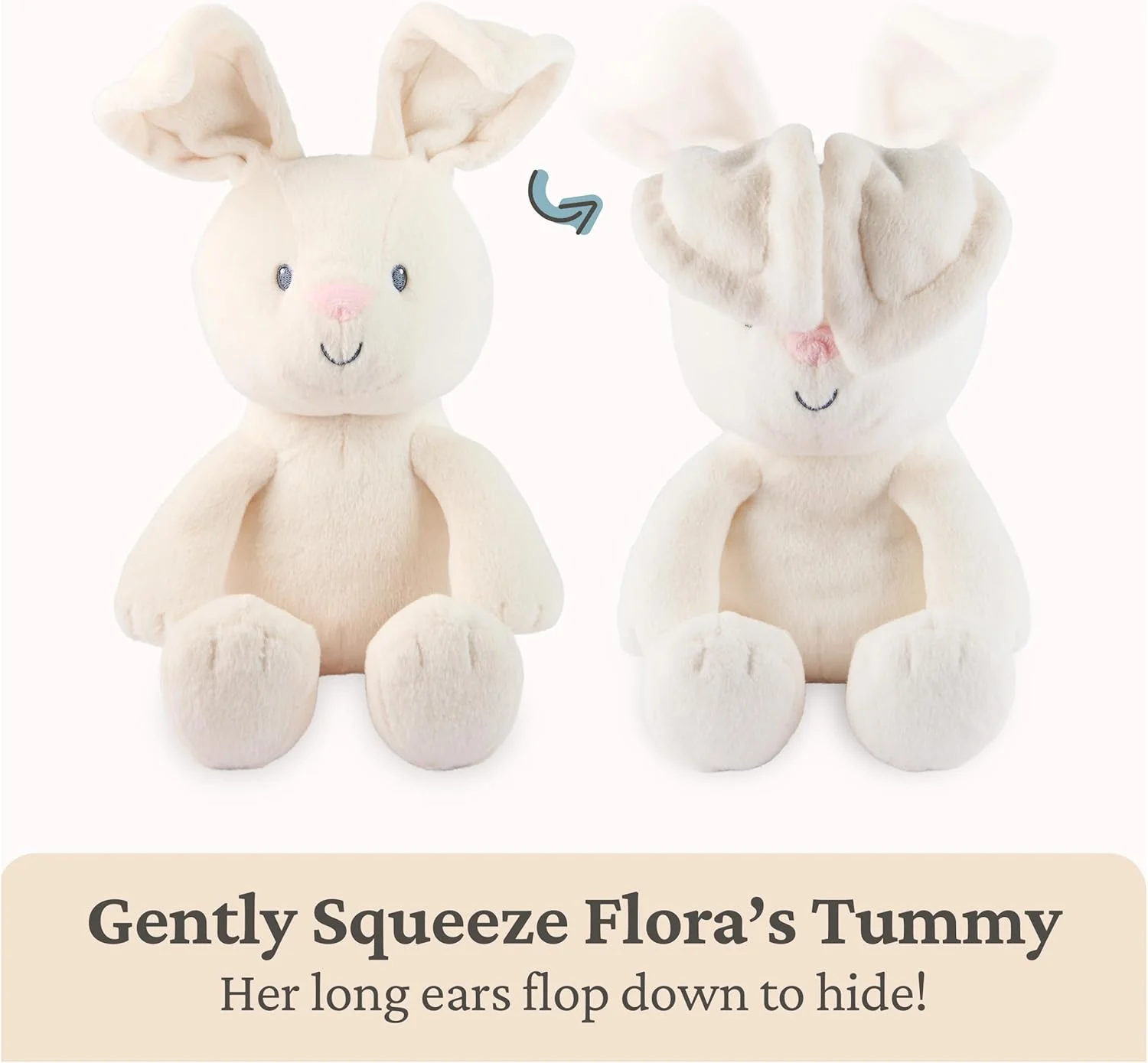 GUND Baby Peek-a-Boo Flora Bunny Plush Soft Stuffed Animal Toy 2 GUND Baby Peek-a-Boo Flora Bunny Plush Soft Stuffed Animal Toy