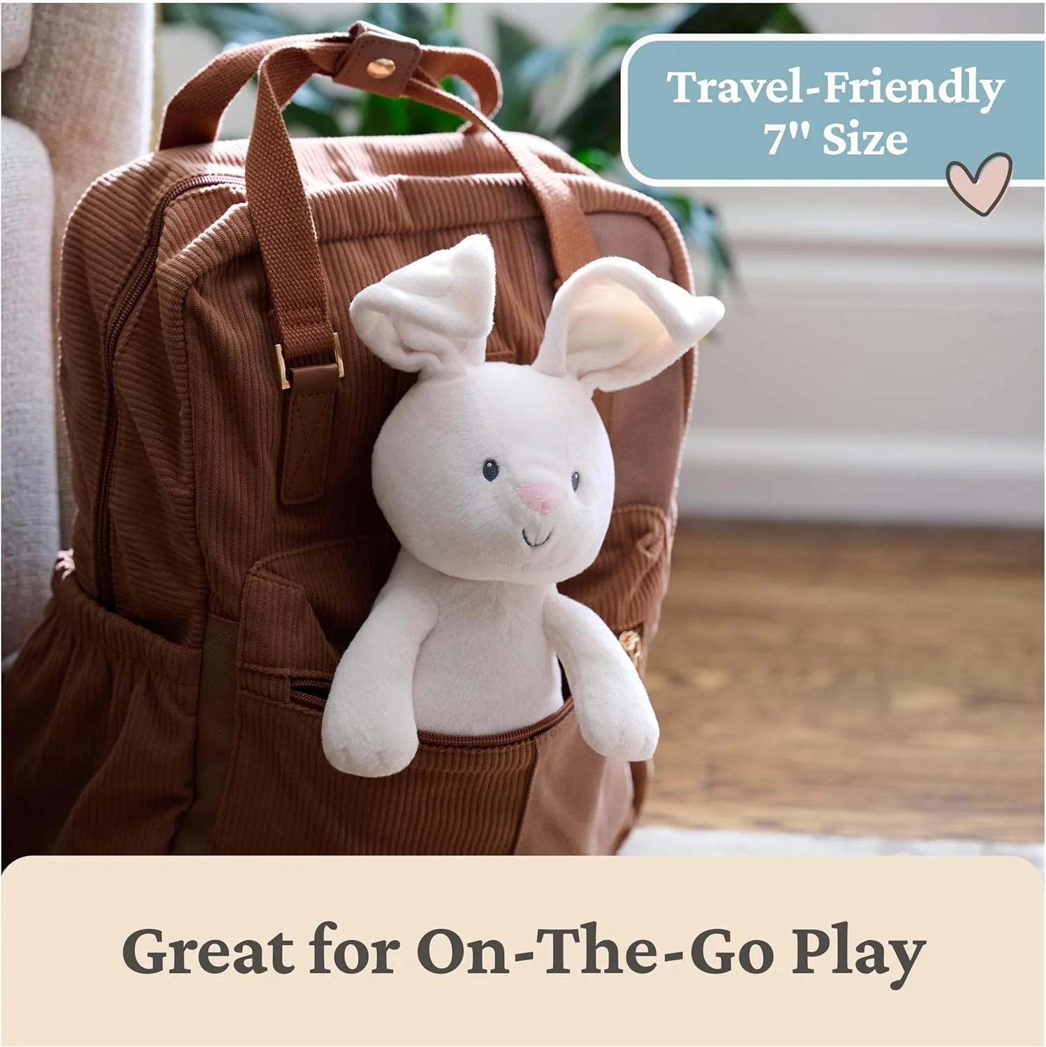 GUND Baby Peek-a-Boo Flora Bunny Plush Soft Stuffed Animal Toy 3 GUND Baby Peek-a-Boo Flora Bunny Plush Soft Stuffed Animal Toy