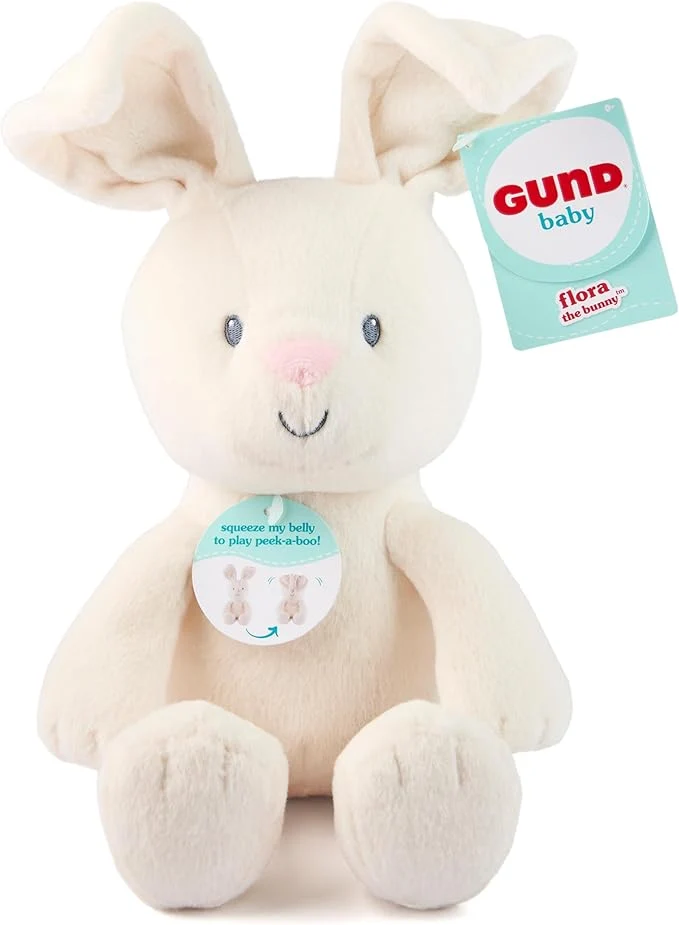 GUND Baby Peek-a-Boo Flora Bunny Plush Soft Stuffed Animal Toy 9 GUND Baby Peek-a-Boo Flora Bunny Plush Soft Stuffed Animal Toy