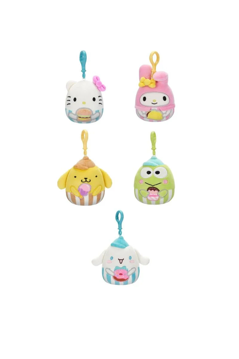Squishmallows 3.5 Inch Hello Kitty and Friends Clip-On Plush Assortment 2 Squishmallows 3.5 Inch Hello Kitty and Friends Clip-On Plush Assortment