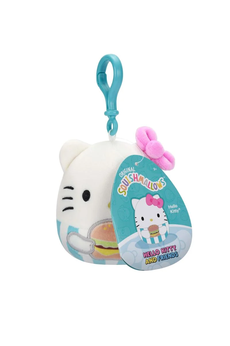 Squishmallows 3.5 Inch Hello Kitty and Friends Clip-On Plush Assortment 3 Squishmallows 3.5 Inch Hello Kitty and Friends Clip-On Plush Assortment