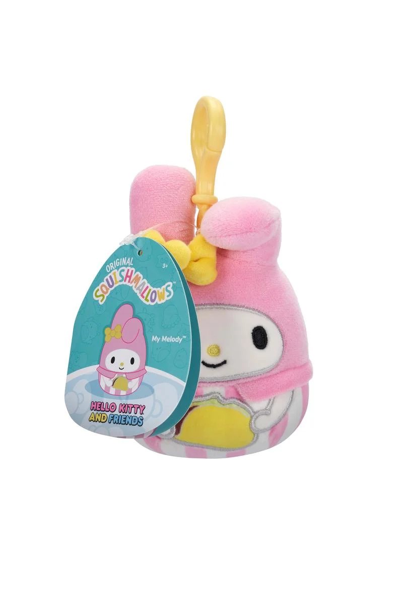 Squishmallows 3.5 Inch Hello Kitty and Friends Clip-On Plush Assortment 5 Squishmallows 3.5 Inch Hello Kitty and Friends Clip-On Plush Assortment