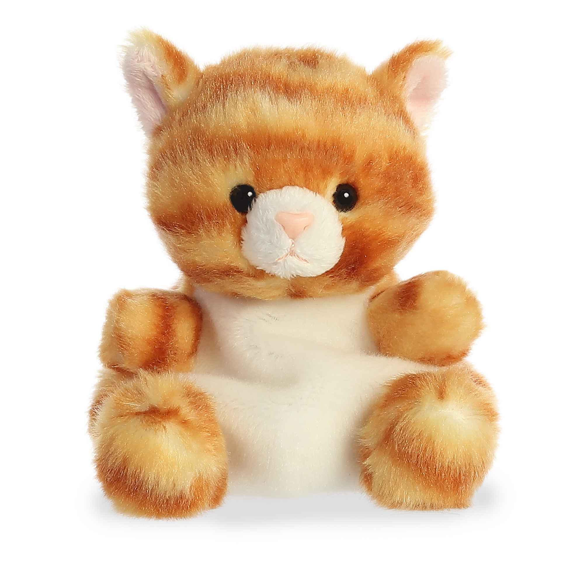 Meow Kitty™ Orange Tabby Cat Small Plush Soft Toy
