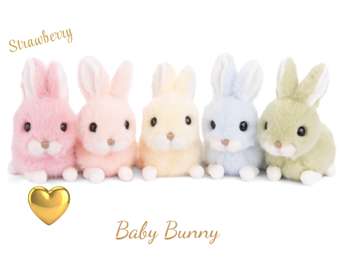 Bukowski Bears Baby Bunny -Strawberry