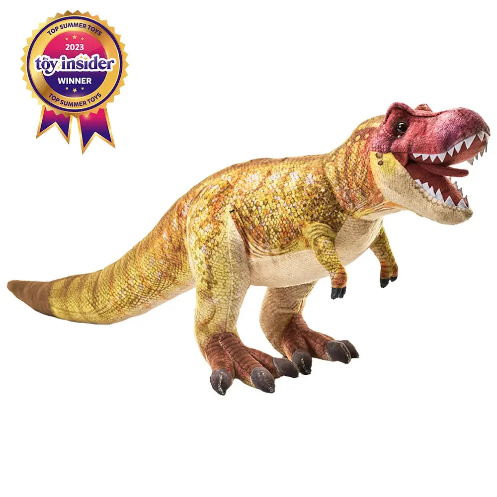 Wild Republic Artist Collection T-Rex Realistic Plush Dinosaur Stuffed Animal