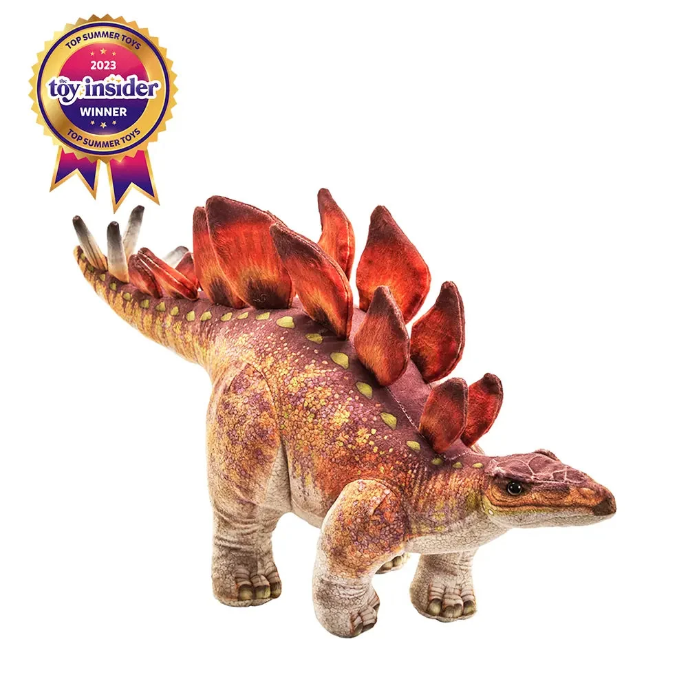 Wild Republic Artist Collection Stegosaurus Realistic Plush Dinosaur Stuffed Animal