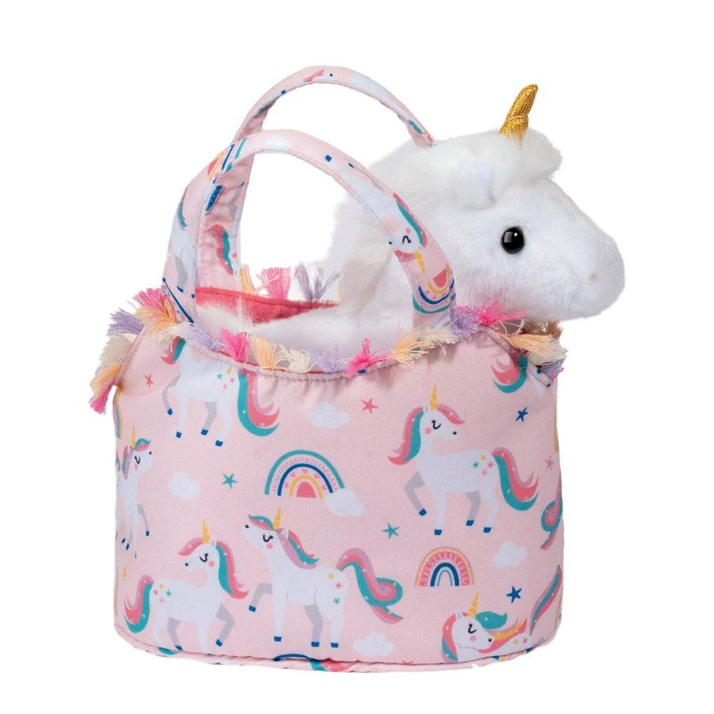 Unicorn Sassy Sak Purse with Plush Unicorn