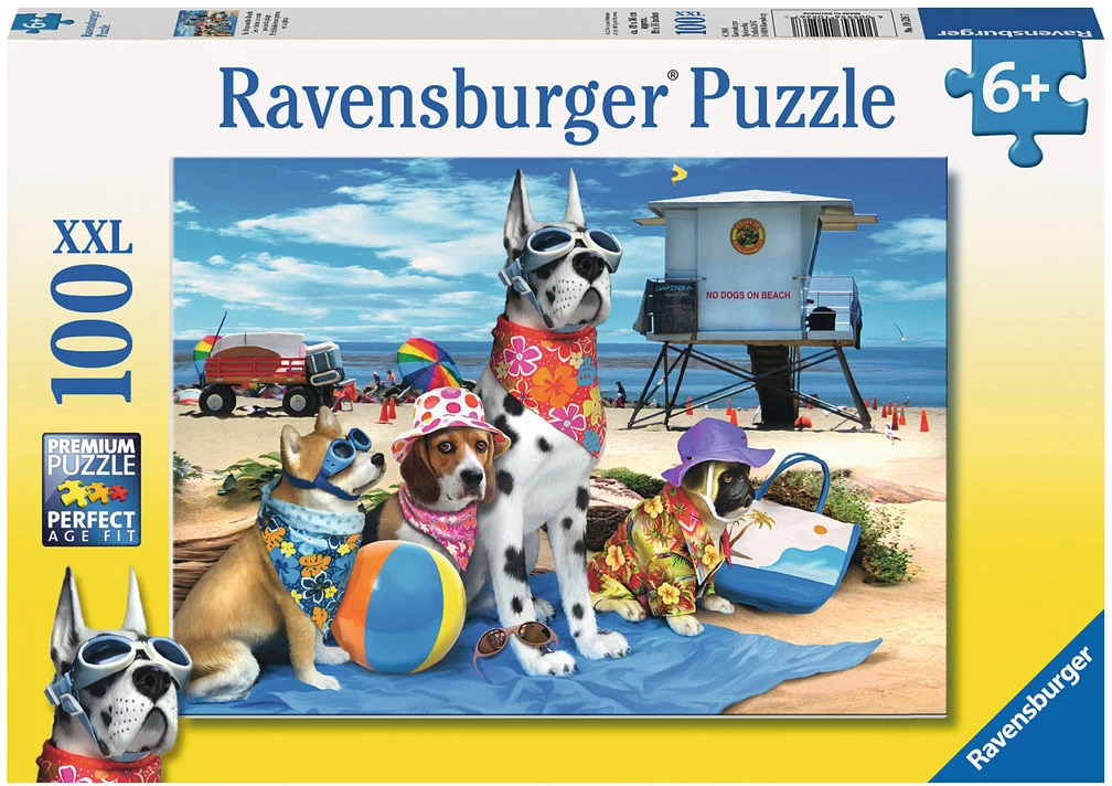 100 Piece No Dogs on the Beach Puzzle