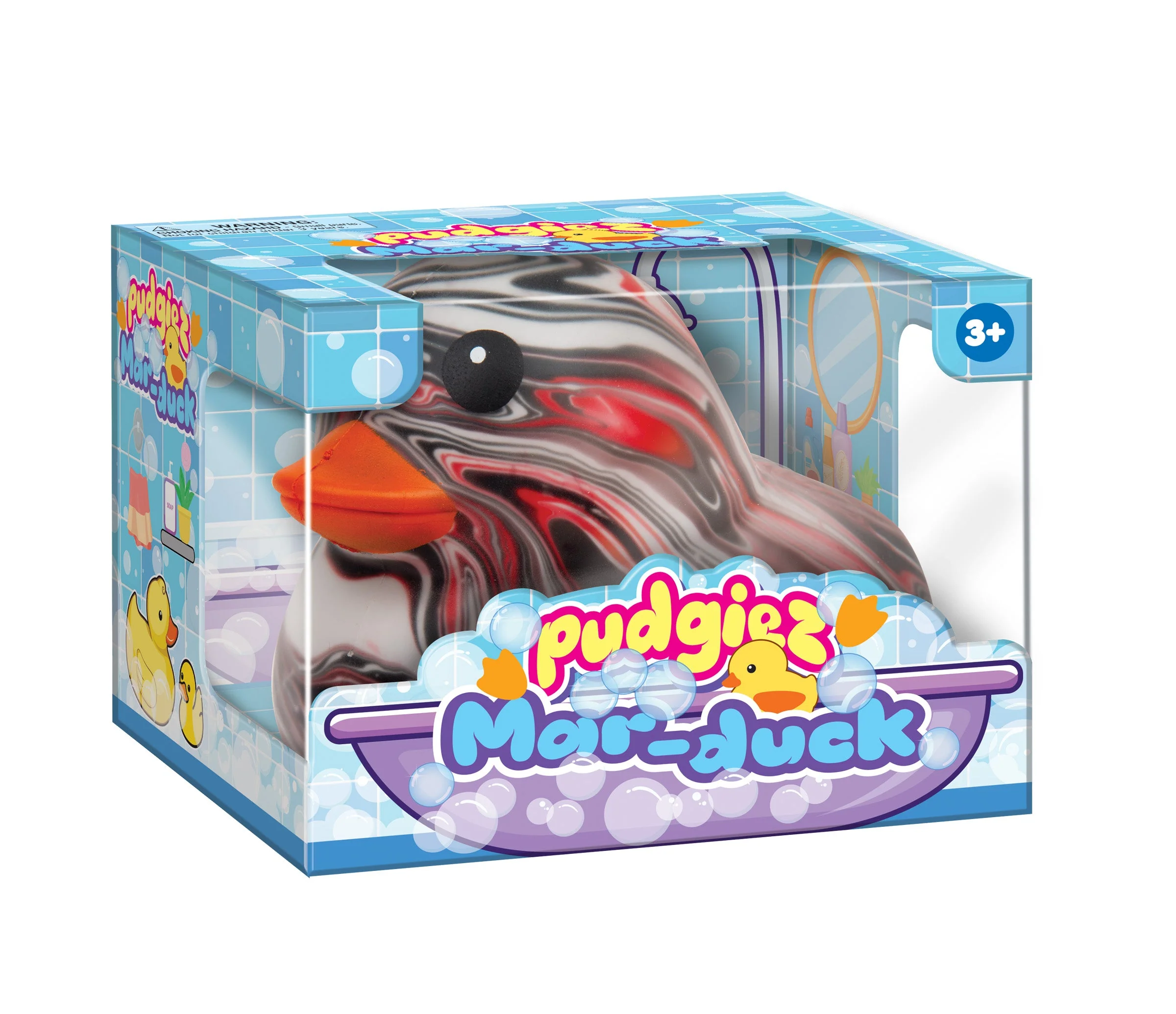 Pudgiez 6 Inch Squishy Marble Rubber Duck Large Fidget Toy 1 Pudgiez 6 Inch Squishy Marble Rubber Duck Large Fidget Toy