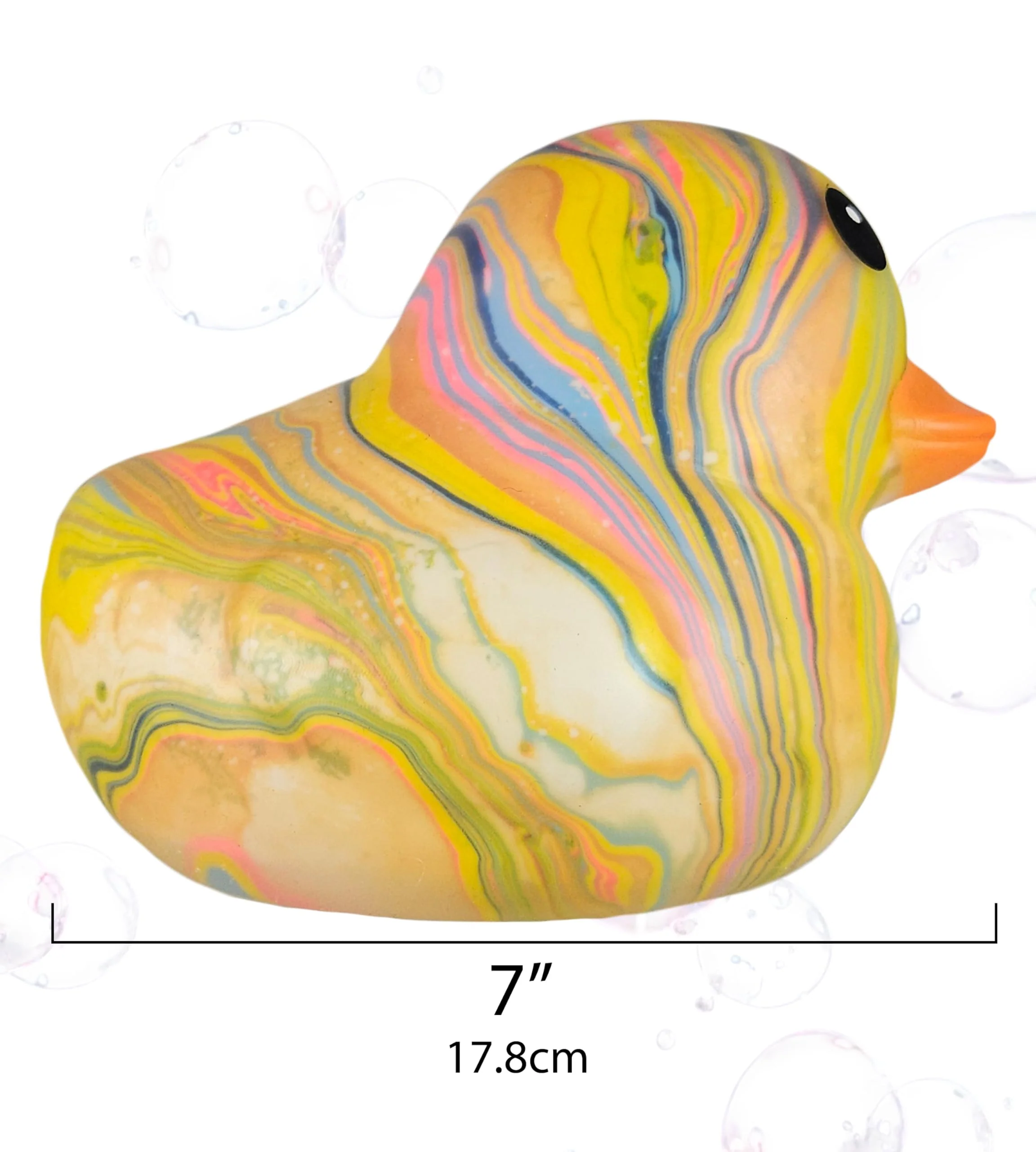 Pudgiez 6 Inch Squishy Marble Rubber Duck Large Fidget Toy 3 Pudgiez 6 Inch Squishy Marble Rubber Duck Large Fidget Toy