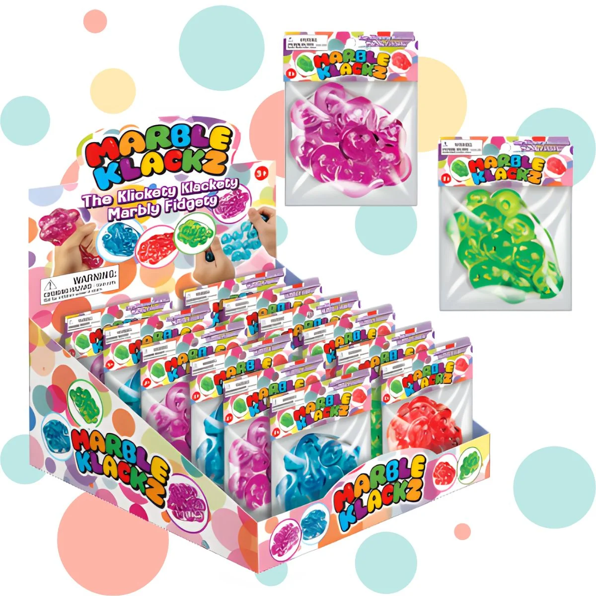 Master Toys Marble Klackz Rhythmic Sensory Fidget Hand Toy - SINGLE