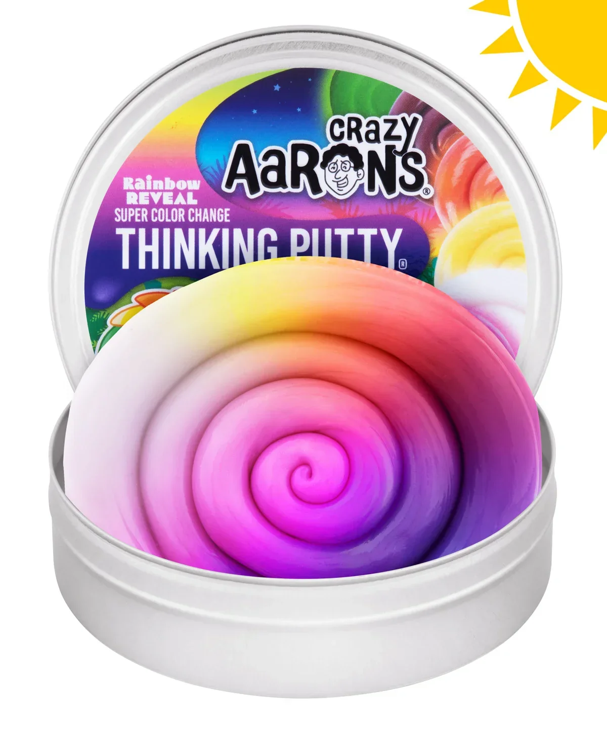 Crazy Aaron Rainbow Reveal Thinking Putty 1 Crazy Aaron Rainbow Reveal Thinking Putty