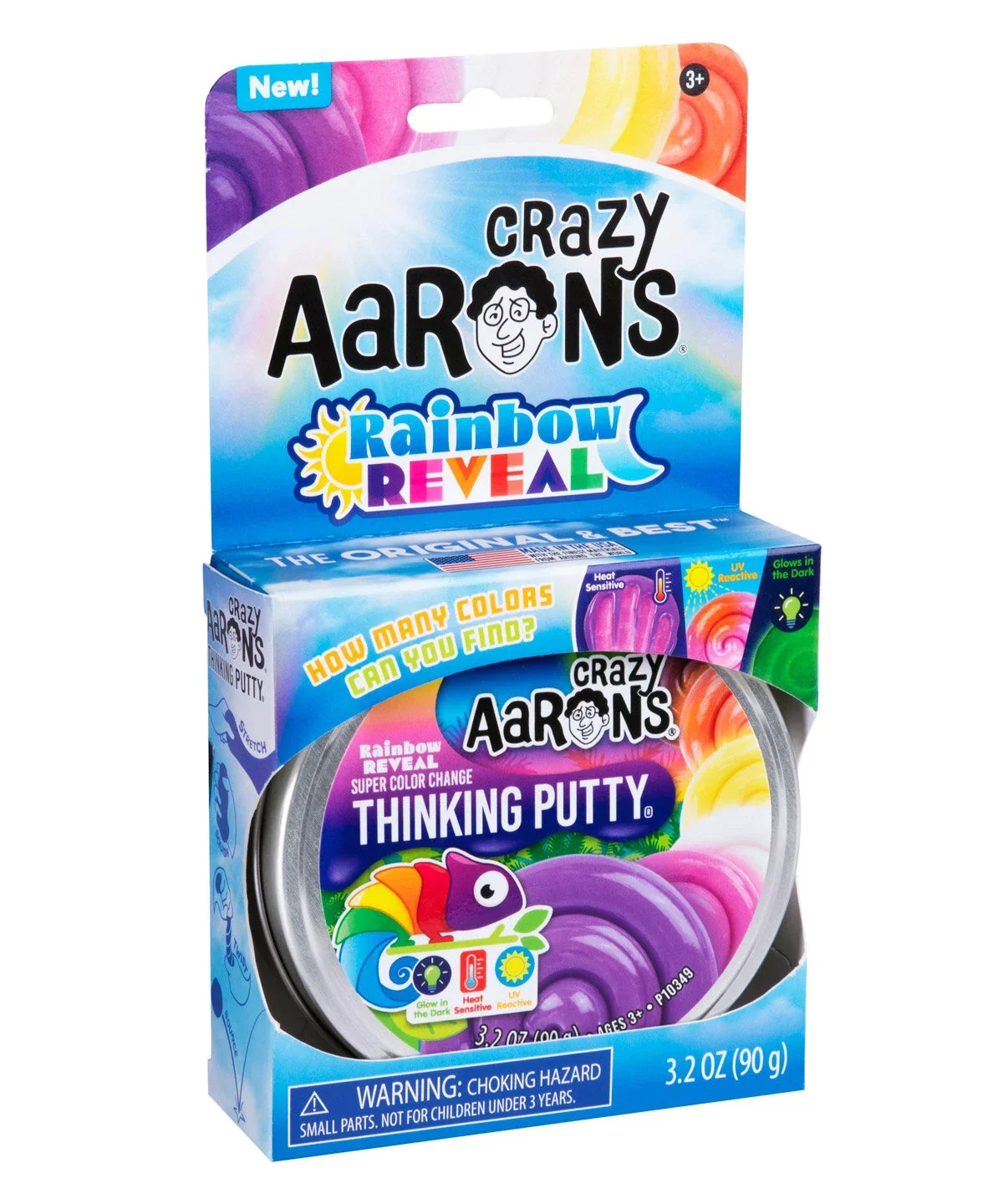 Crazy Aaron Rainbow Reveal Thinking Putty 4 Crazy Aaron Rainbow Reveal Thinking Putty
